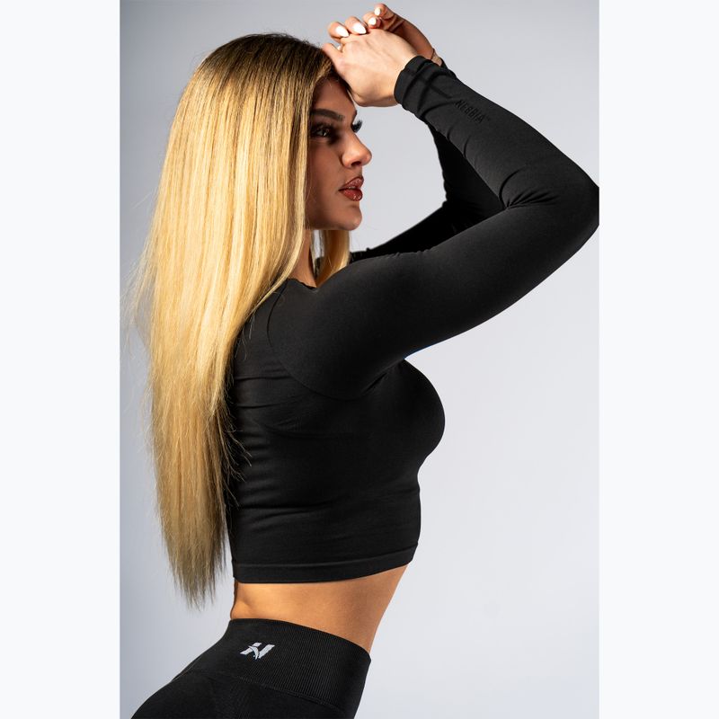 Women's training longsleeve NEBBIA Power black 4