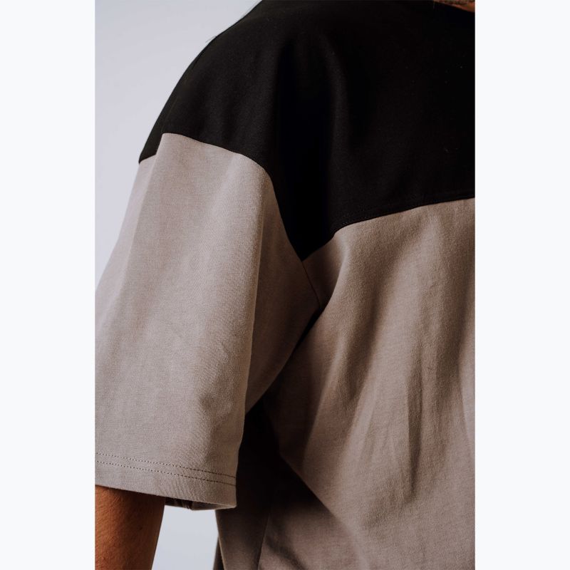 Men's training shirt NEBBIA Power Oversize light brown ash 7