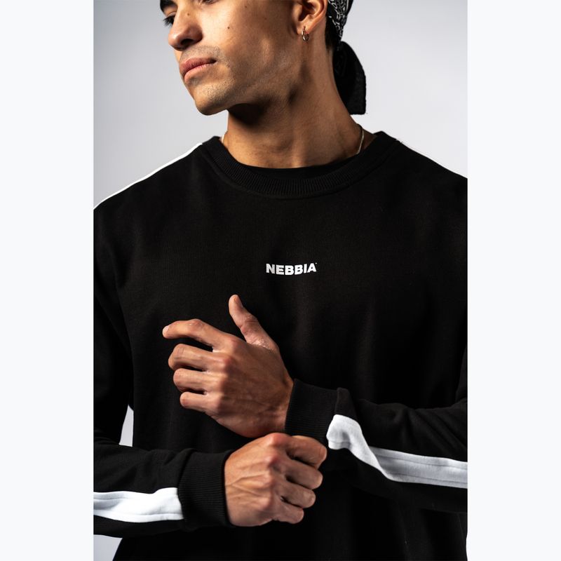 Men's sweatshirt NEBBIA Power FZ black 5