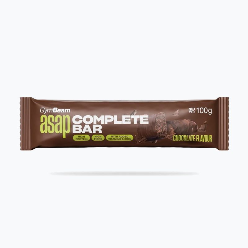 Protein bar GymBeam ASAP Complete 100 g chocolate