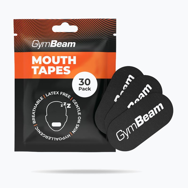 Mouth tape GymBeam 30 pcs. black 2