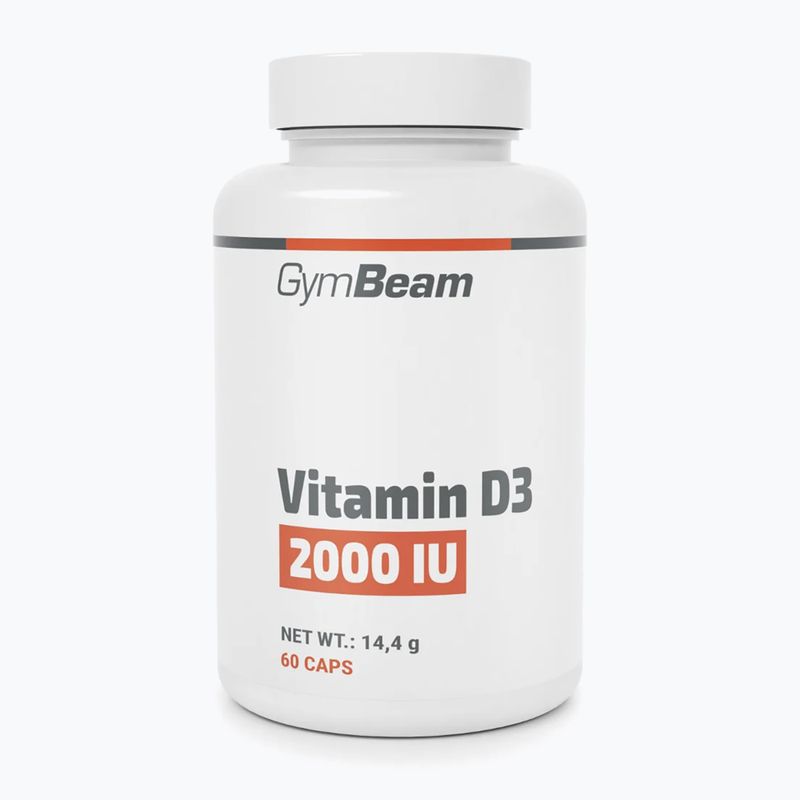 Vitamin D GymBeam Vitamin D3 2000 IU 60 caps