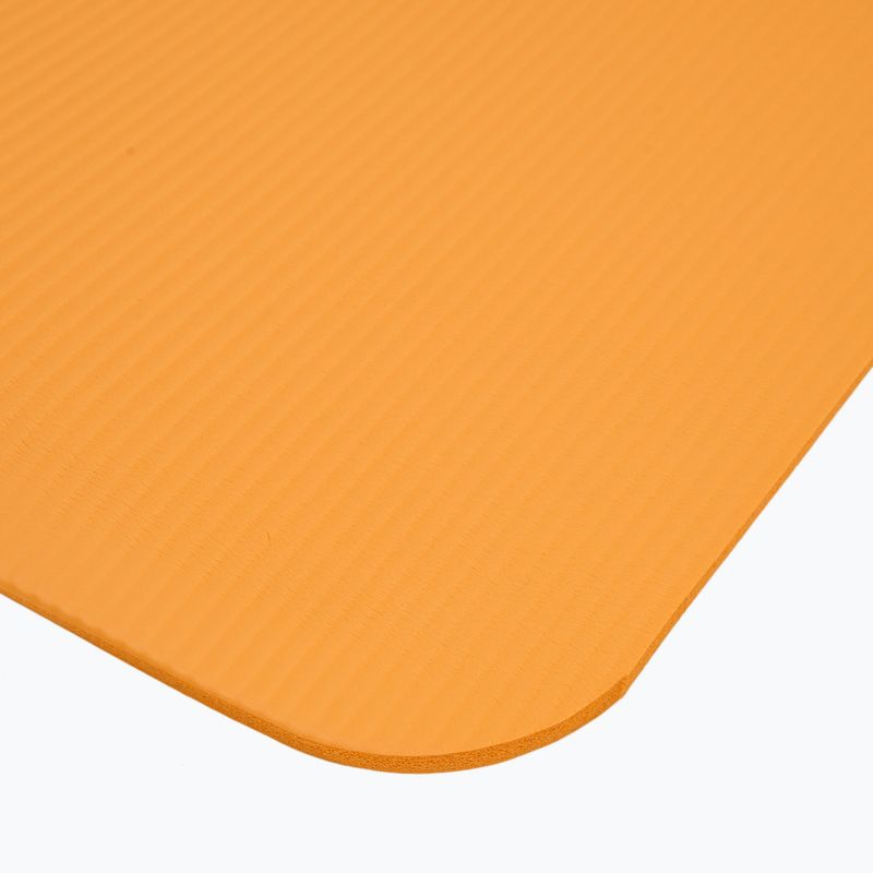 Fitness mat GymBeam Yoga 1 cm orange 3