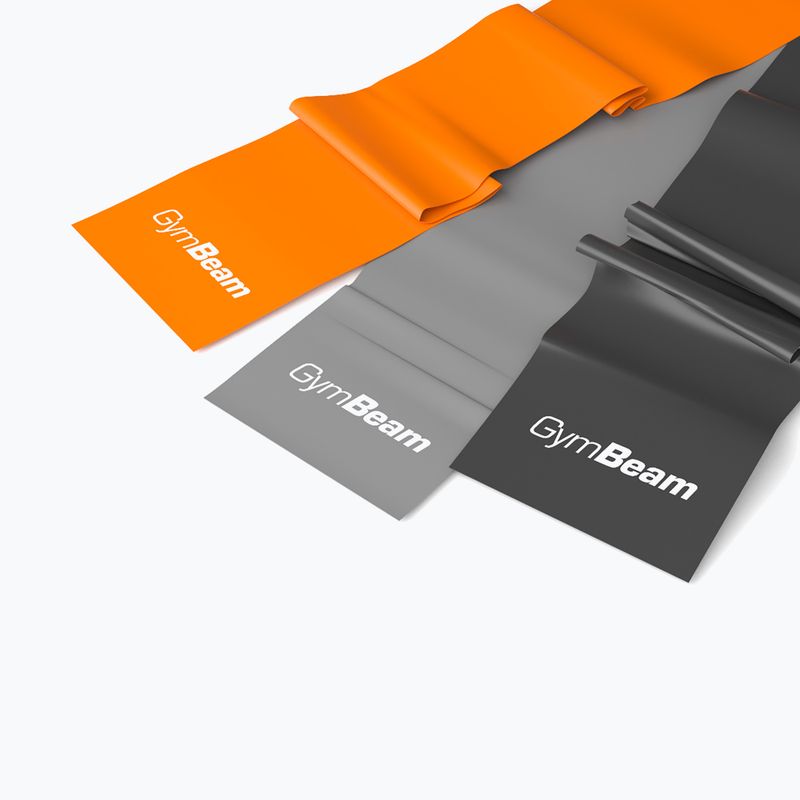 Resistance band set GymBeam Resistance Band 3 pcs.i black/grey/orange 2