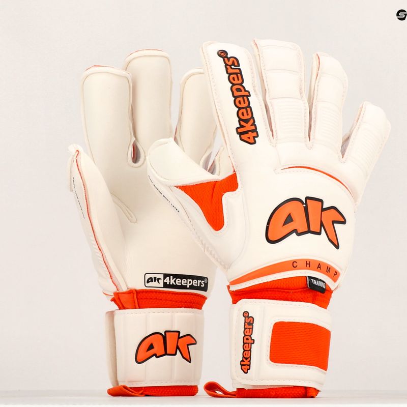 4keepers Champ Training VI Rf2G goalkeeper gloves white 9