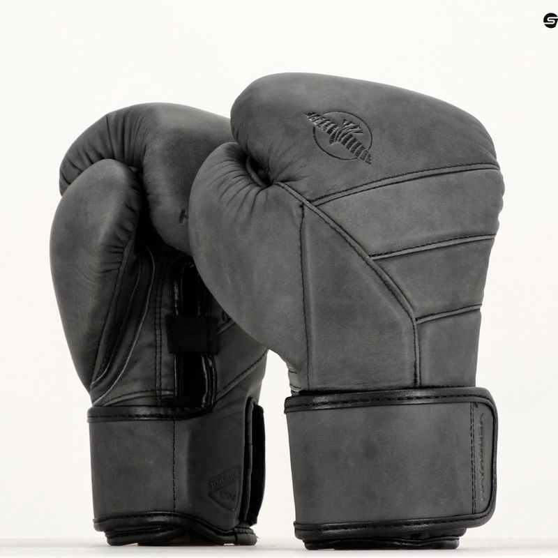 Hayabusa T3 LX obsidian boxing gloves 12