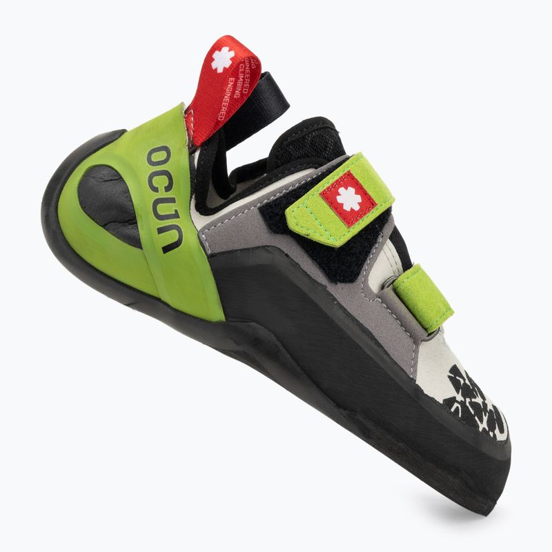 Ocun Jett QC climbing shoe grey/ green 2