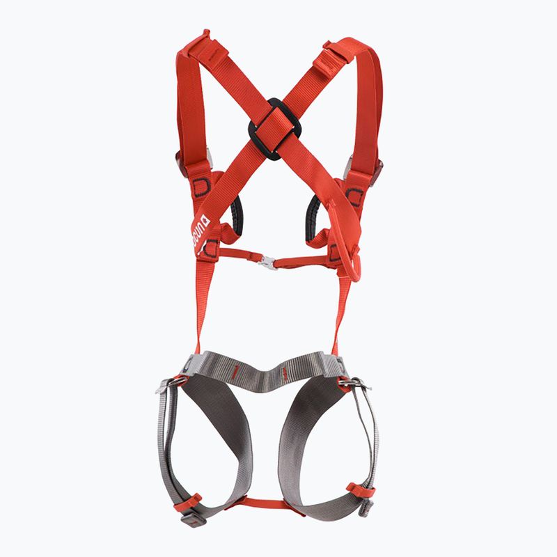 Ocun Mojo red/ grey children's climbing harness 2