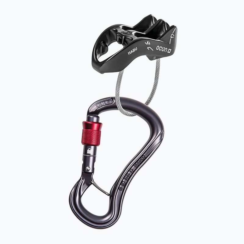 Ocun Belay Eagle Screw/Habu 4714 anthracite belay kit