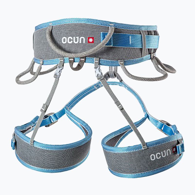 Ocun Twist Tech Eco grey/ blue men's climbing harness 2