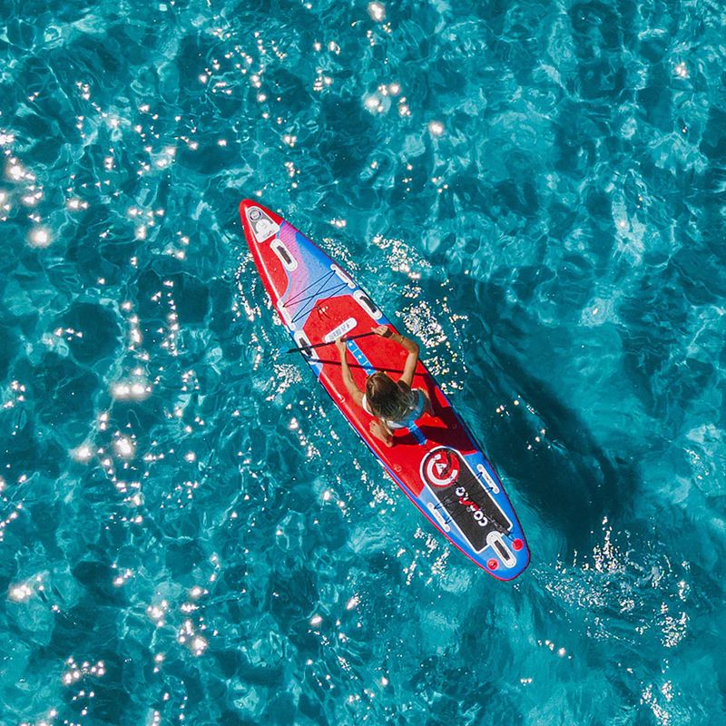 Coasto Turbo 12'6'' blue/red SUP board 13