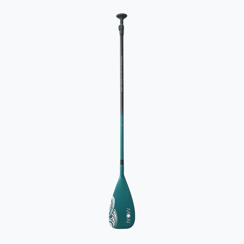 SUP paddle 3 piece MOAI Carbon Limited 3D green