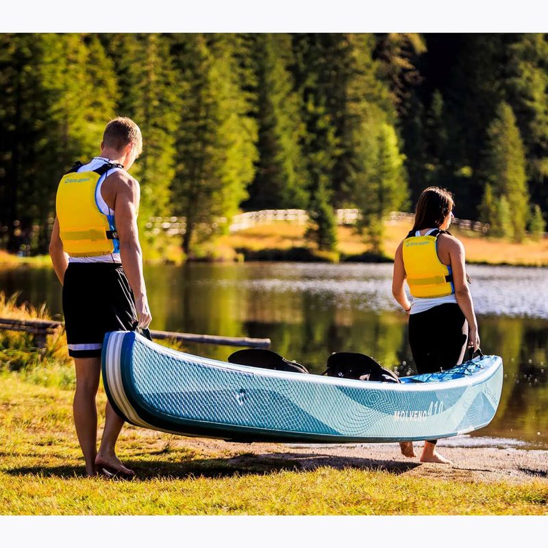 1-person inflatable kayak SPINERA Molveno 380 teal/white/grey 3