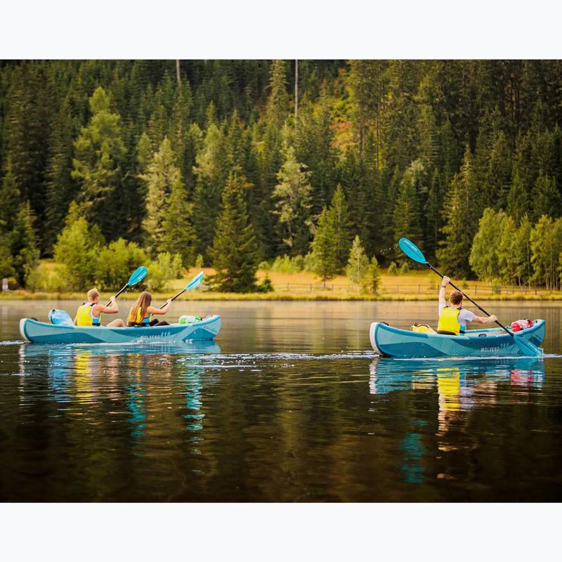 1-person inflatable kayak SPINERA Molveno 380 teal/white/grey 4