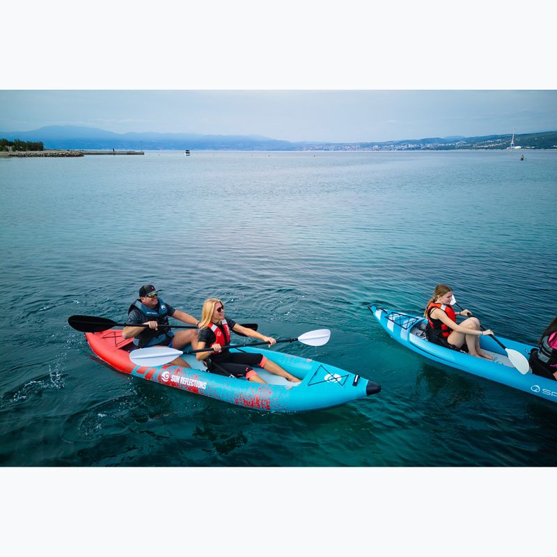 2-person inflatable kayak Sun Reflections Tube blue/red 2