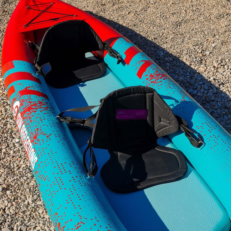 2-person inflatable kayak Sun Reflections Tube blue/red 5