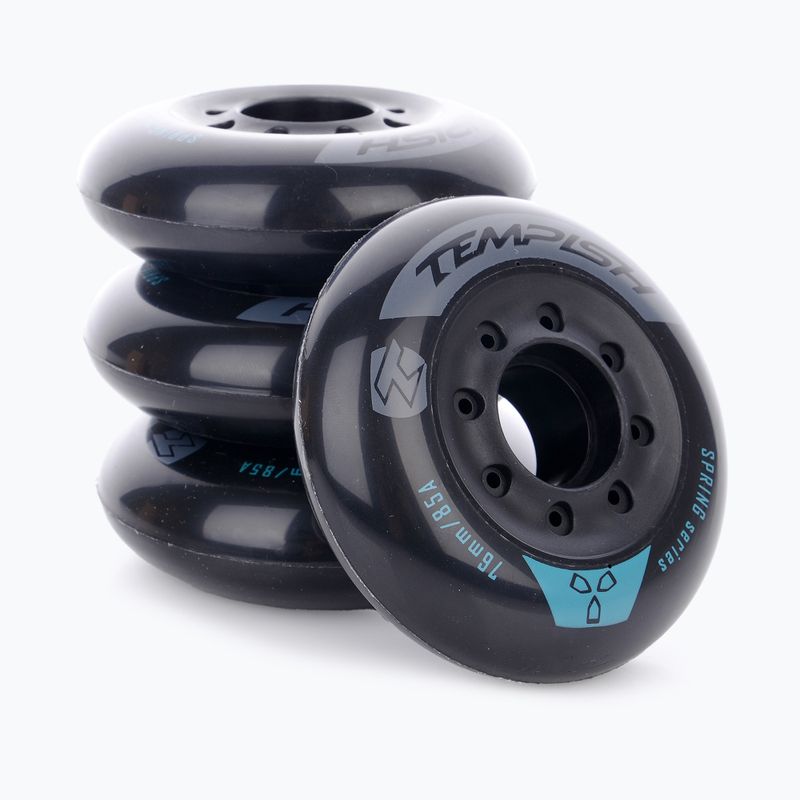 Tempish Spring C 80 mm/85A rollerblade wheels 4 pcs black. 3