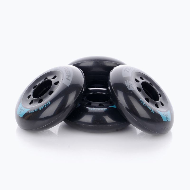 Tempish Spring C 80 mm/85A rollerblade wheels 4 pcs black. 4
