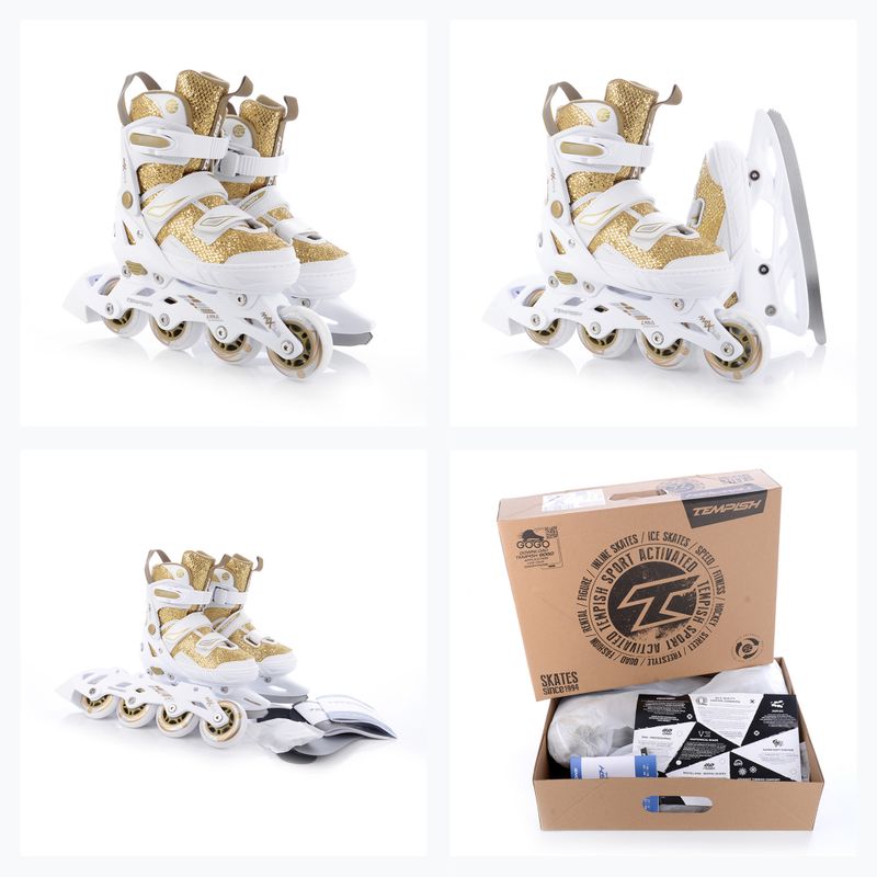 Children's inline skates Tempish Enbo Duo Girl Gold gold 13