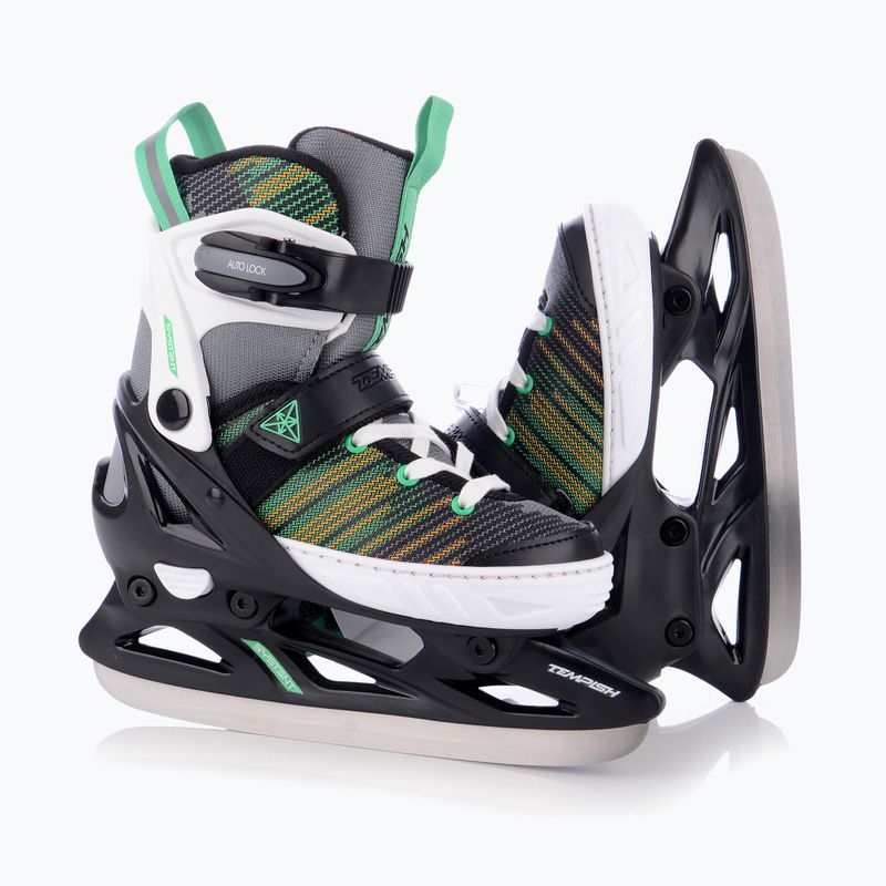 Children's skates Tempish Systent Jr black/green 8