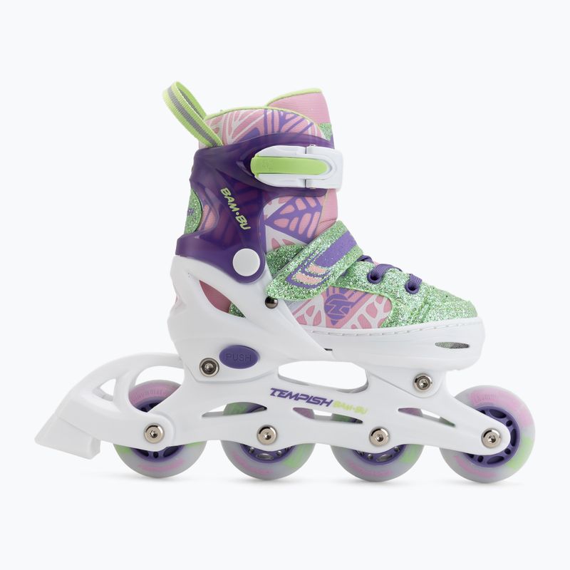 Children's inline skates Tempish Bam-Bu Flash white/pink 2