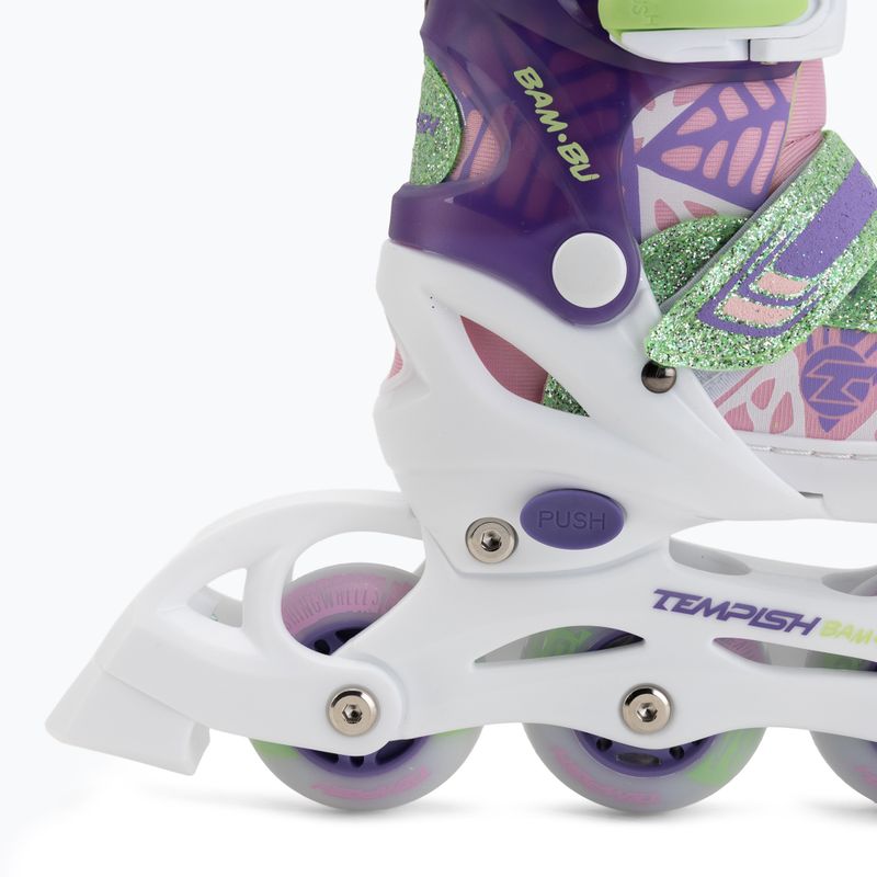 Children's inline skates Tempish Bam-Bu Flash white/pink 6