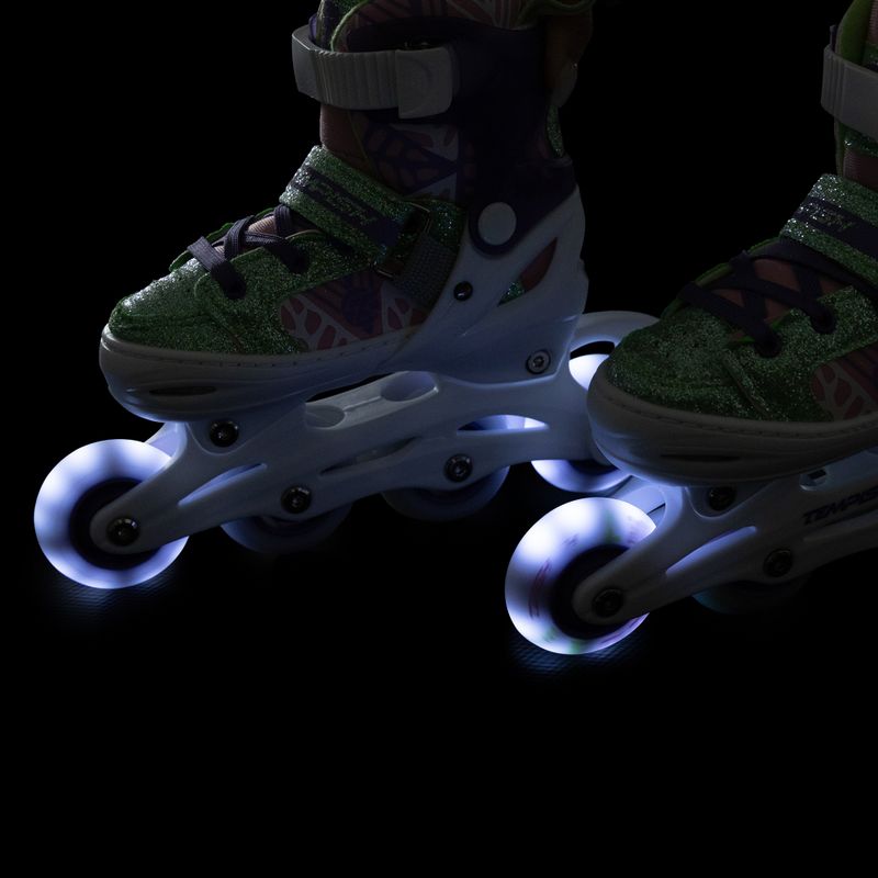 Children's inline skates Tempish Bam-Bu Flash white/pink 9