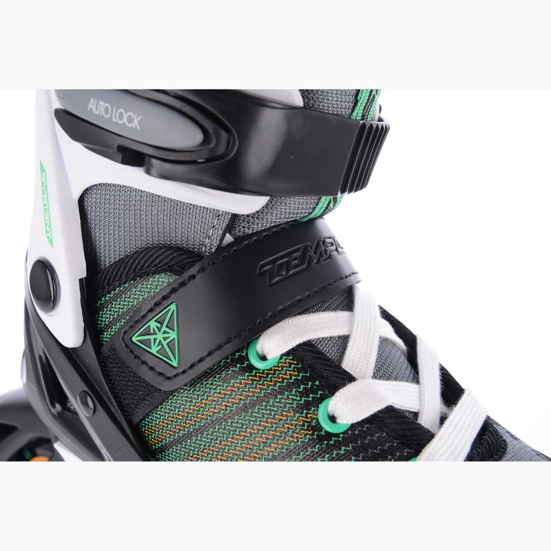 Children's roller skates Tempish Assistant white/green 11