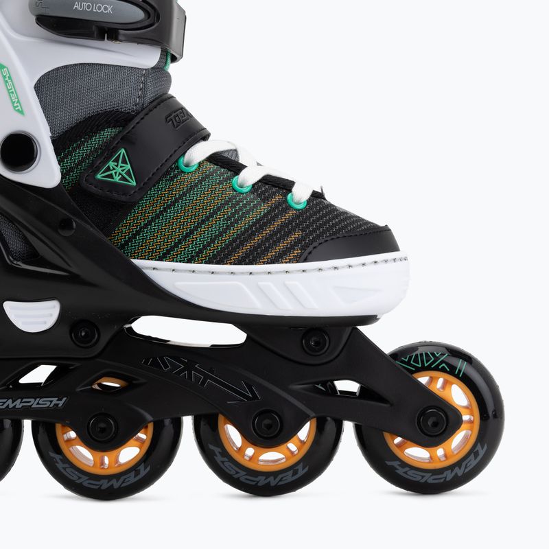 Children's inline skates Tempish Systent white/green 7