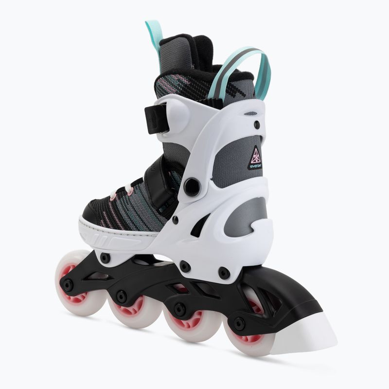 Children's inline skates Tempish Systent Girl white/pink 3