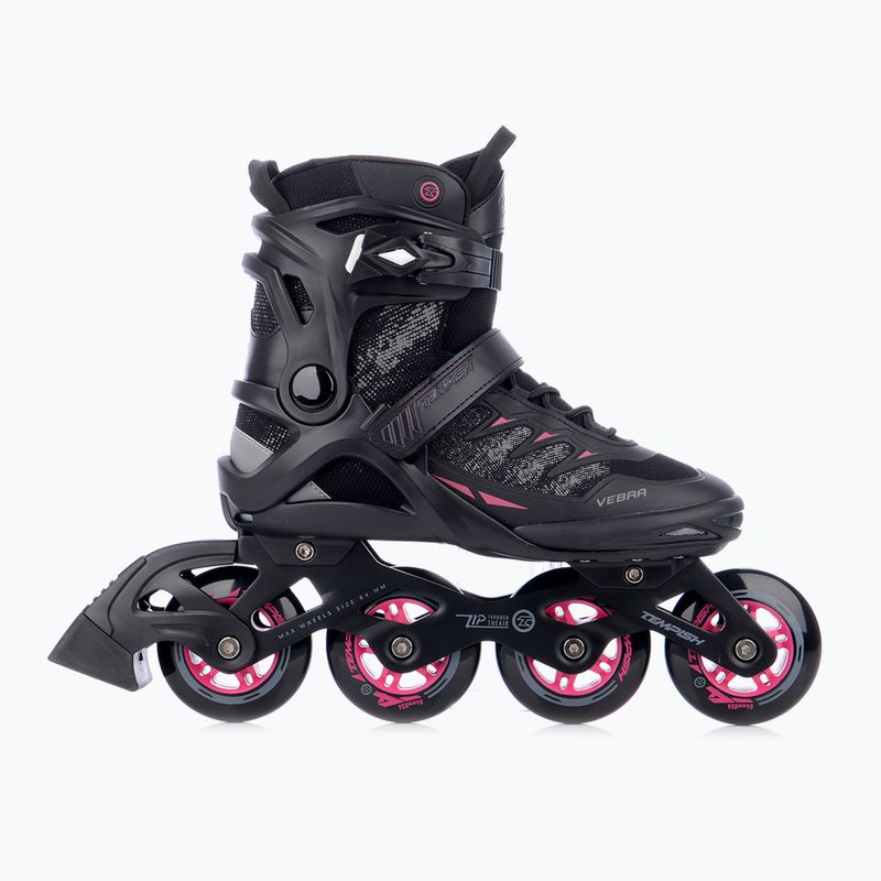 Women's inline skates Tempish Vebra 84 Lady black/pink 2