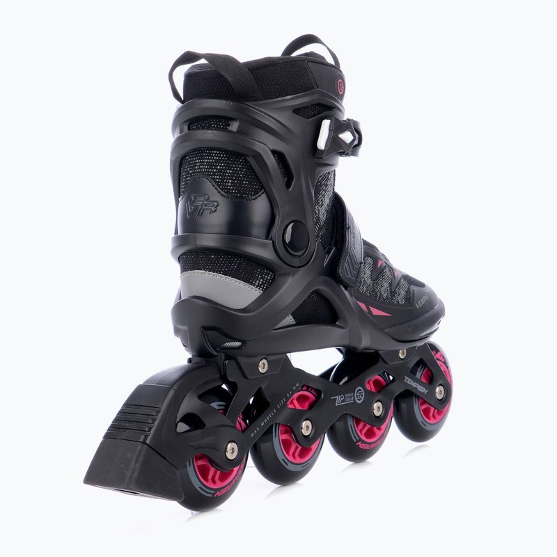 Women's inline skates Tempish Vebra 84 Lady black/pink 4