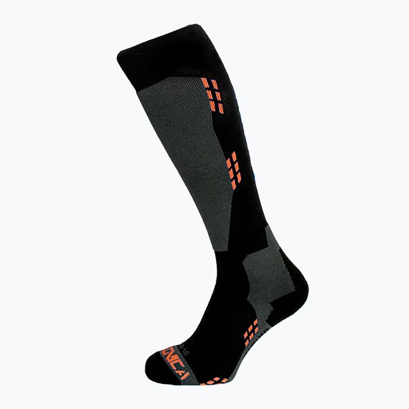 Ski socks Tecnica Merino Ski black/orange