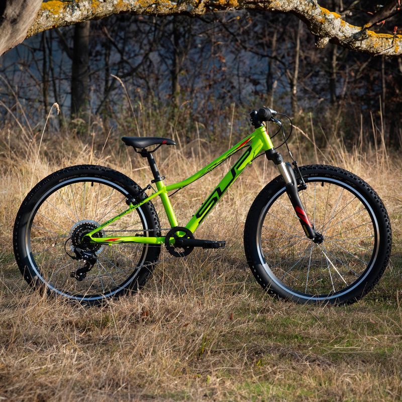 Superior RACER XC 24 matte lime/black/red children's bike 2