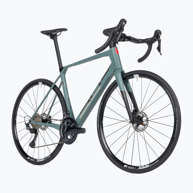 Superior X-ROAD Team Issue SE matte trooper green/chrome/black road bike 2
