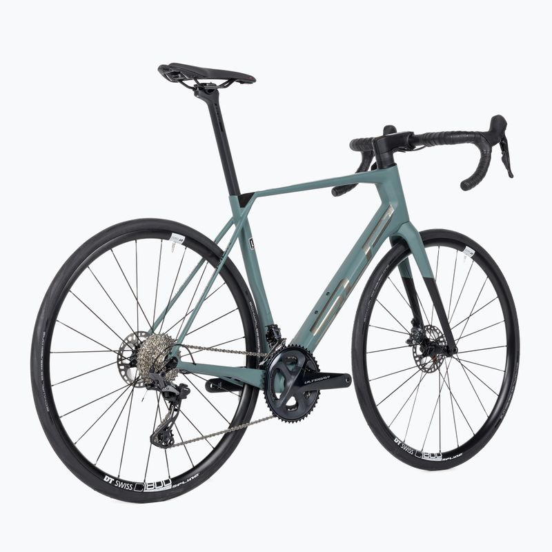 Superior X-ROAD Team Issue SE matte trooper green/chrome/black road bike 3