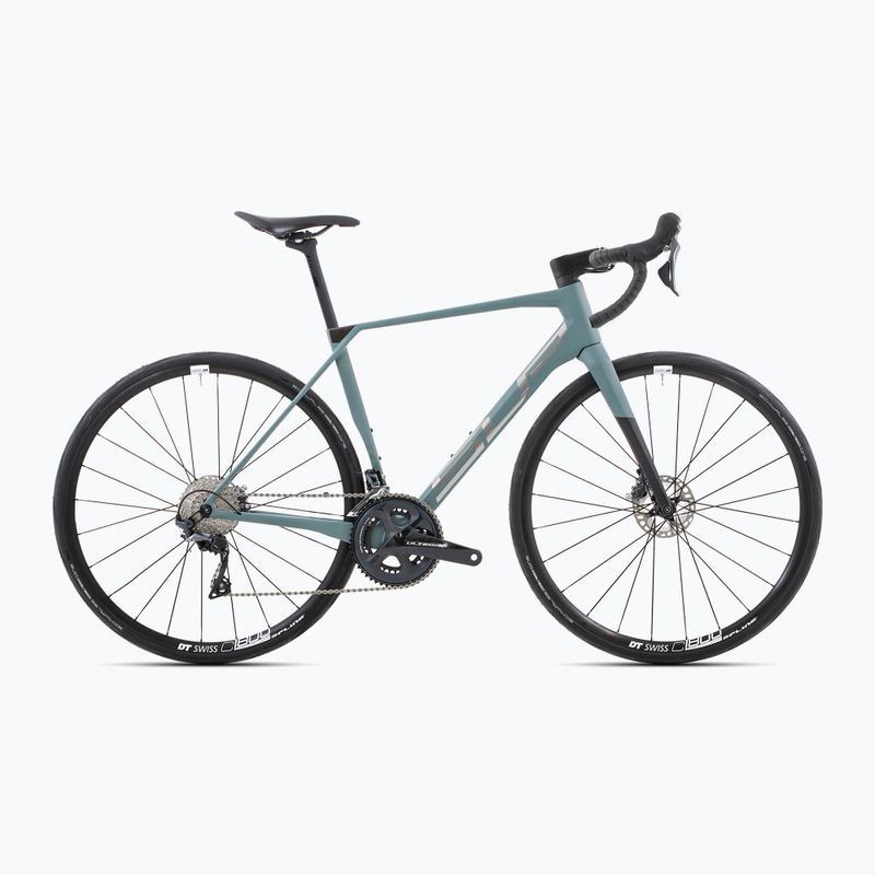 Superior X-ROAD Team Issue SE matte trooper green/chrome/black road bike 6