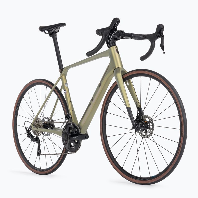 Superior X-ROAD Team Elite SE matte olive/metallic chrome road bike 2