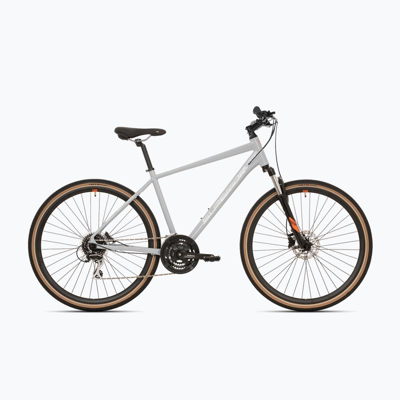 Superior RX 530 gloss grey/white/orange cross bike