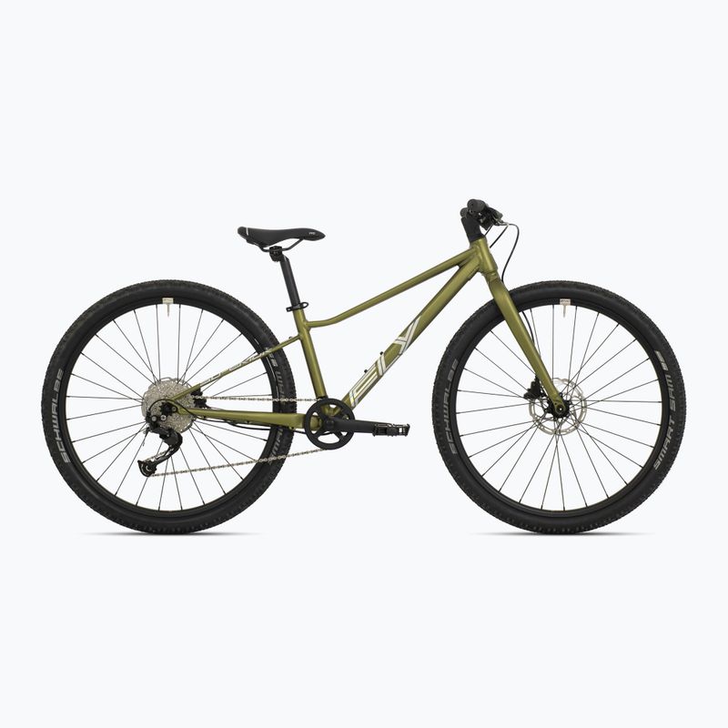 Youth bike Superior F.L.Y. 27 matte trooper green/hologram chrome