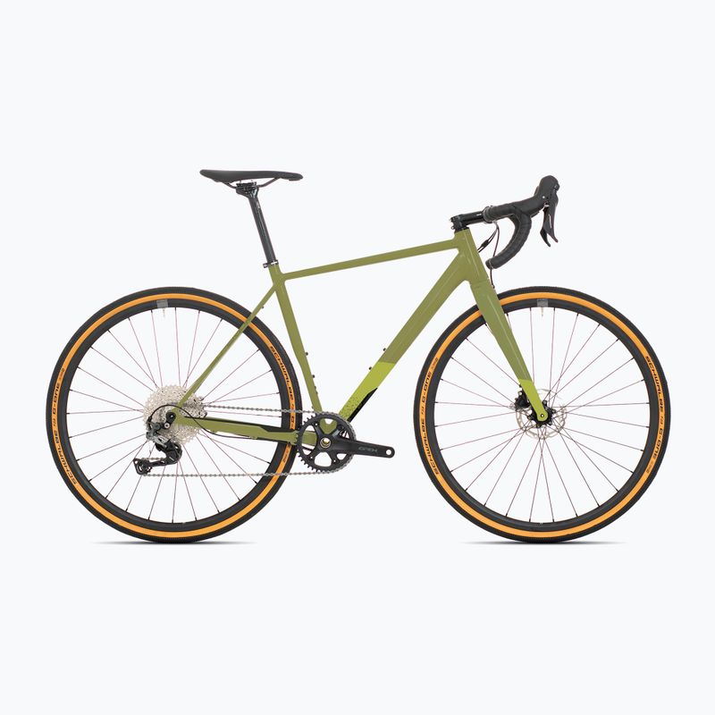 Superior X-ROAD Comp GR gloss olive chrome gravel bike