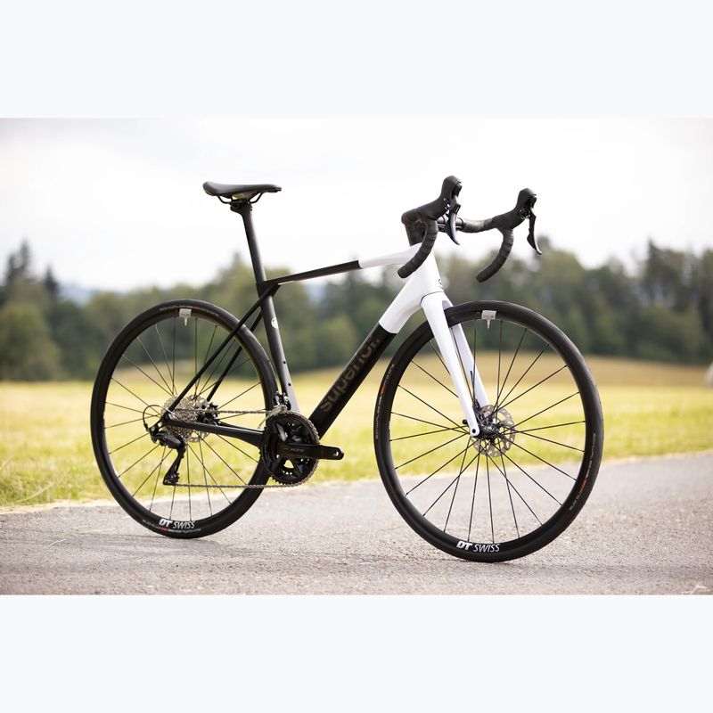 Superior X-ROAD 9.3 GF matte carbon/white road bike 3