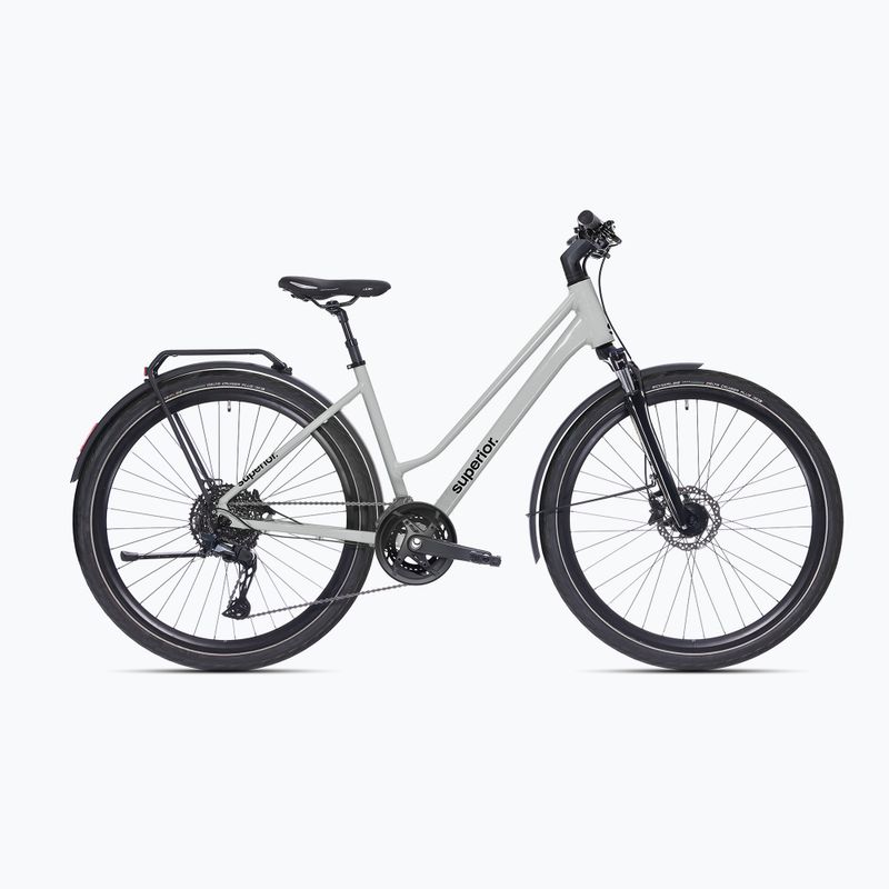 Women's trekking bike Superior BLOX 6.2 T MS gloss grey