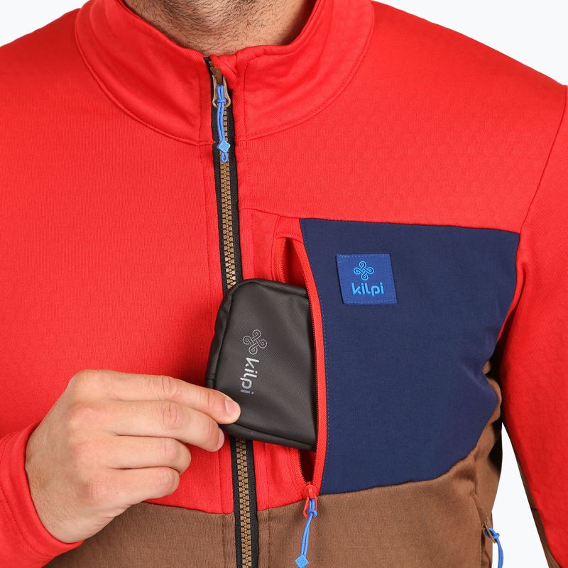 Men's ski sweatshirt Kilpi Erin brown 3