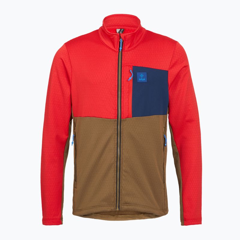 Men's ski sweatshirt Kilpi Erin brown 4