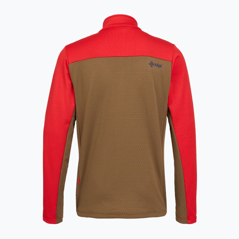 Men's ski sweatshirt Kilpi Erin brown 5