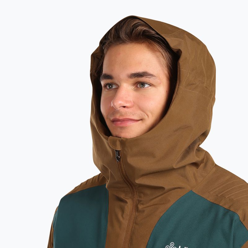 Men's ski jacket Kilpi Killyan dark green 3
