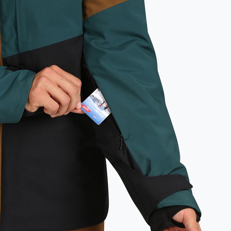 Men's ski jacket Kilpi Killyan dark green 5