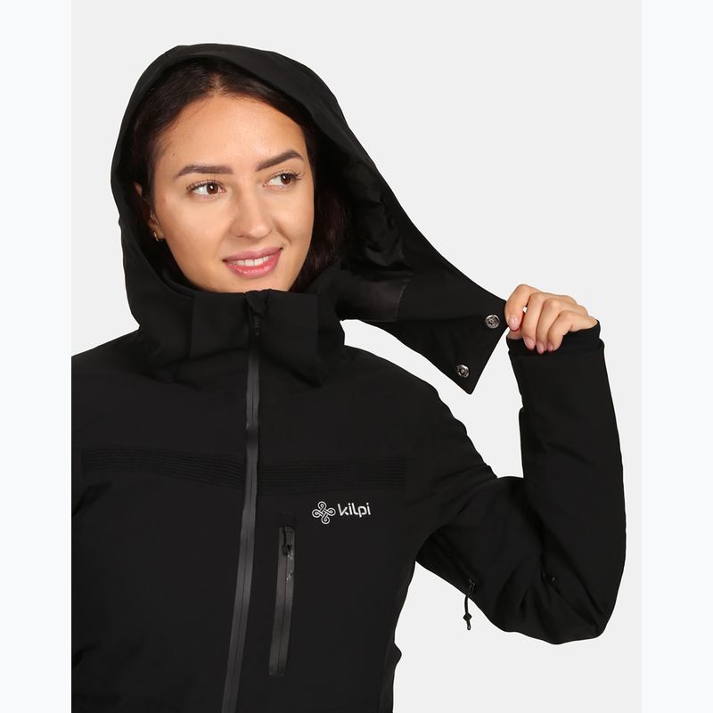 Women's ski jacket Kilpi Valera black 3