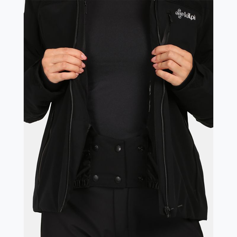 Women's ski jacket Kilpi Valera black 5